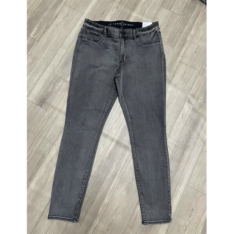 Quần Jeans Super Skinny Xám Lưng Cao Gắn Nhầm Nhãn Size - 3413 sô đo chưa tính độ coa giản +4cm