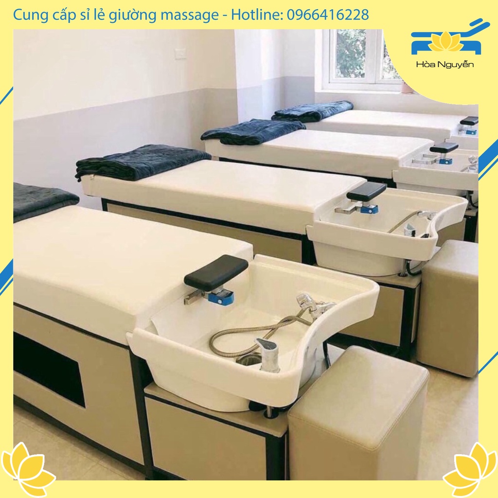 ❄ Giường gội đầu bồn sứ tai thỏ, Kích thước theo yêu cầu