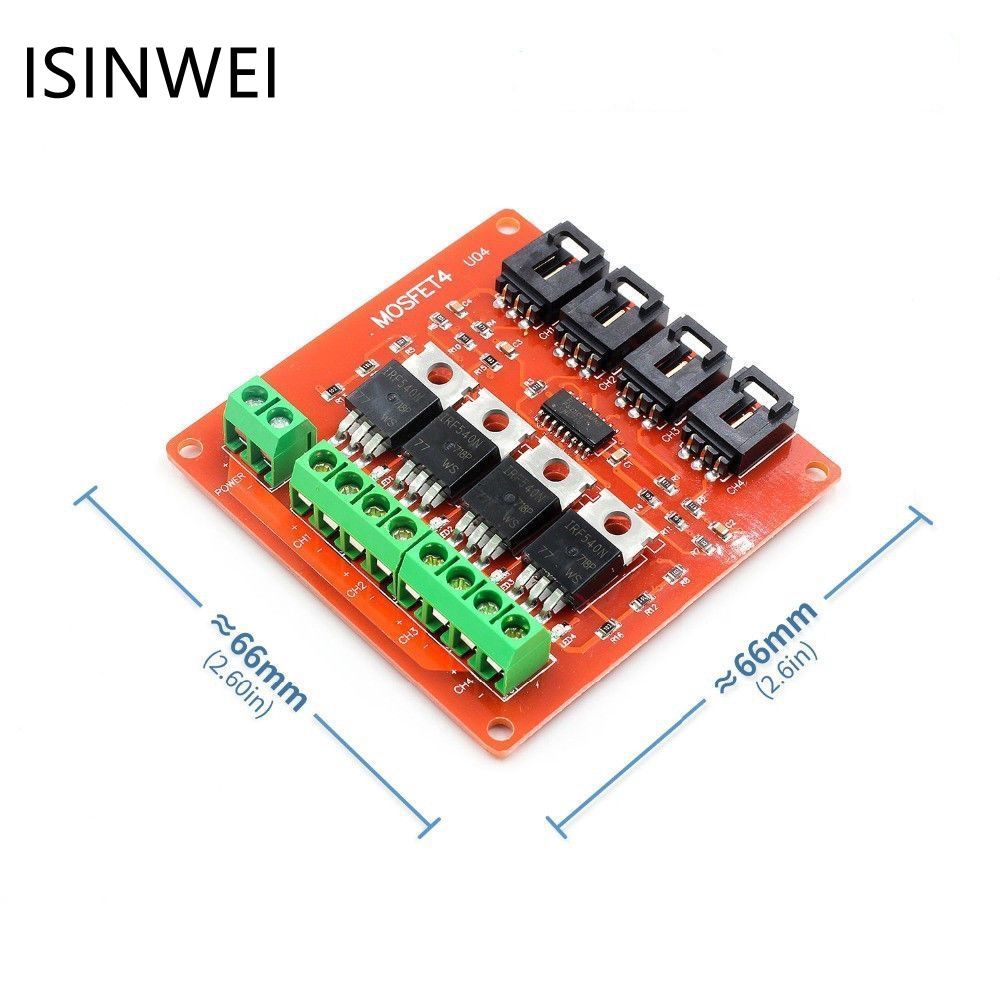 Mô Đun Rơ Le 4 Kênh Irf540 V4.0 + Mosfet