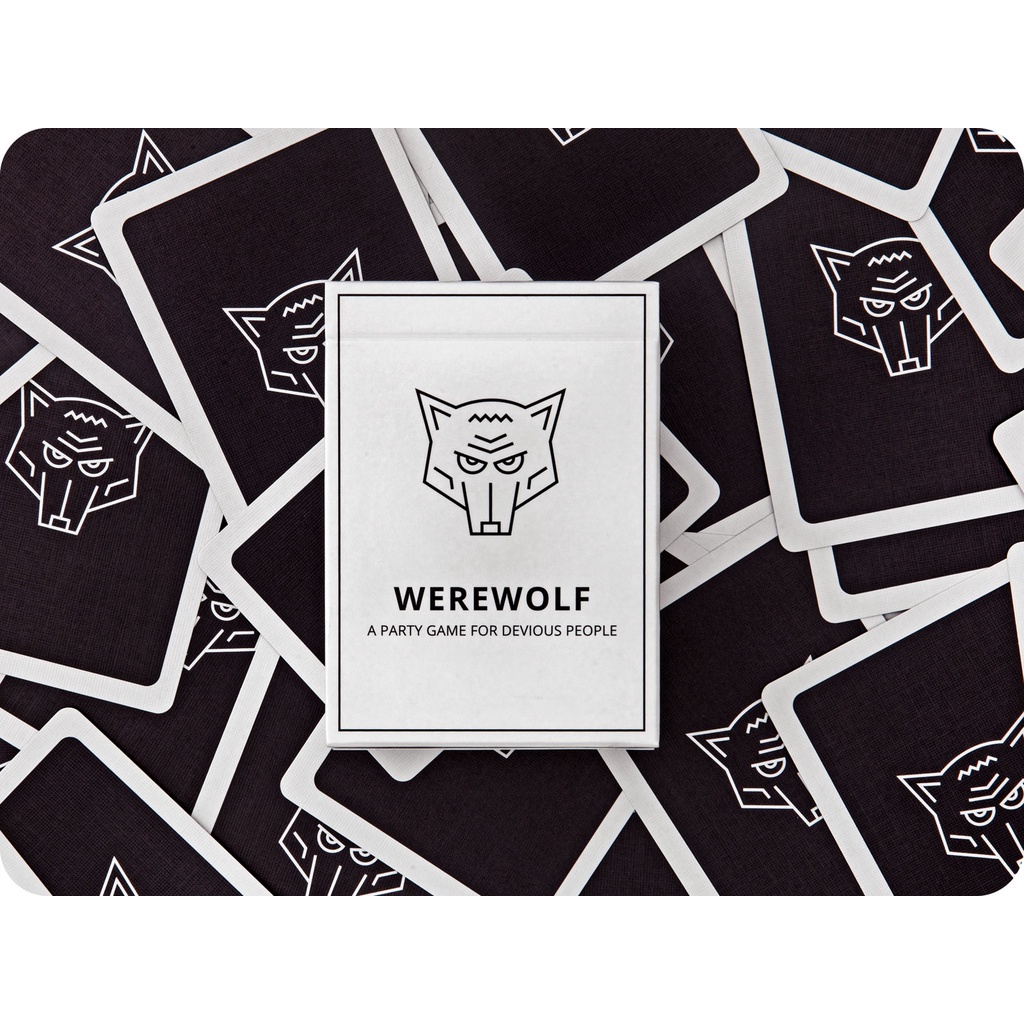 BỘ BOARD GAME MA SÓI WEREWOLF: A PARTY GAME FOR DEVIOUS PEOPLE TIẾNG ANH CHẤT LƯỢNG TỐT - BẢO HÀNH LỖI NSX