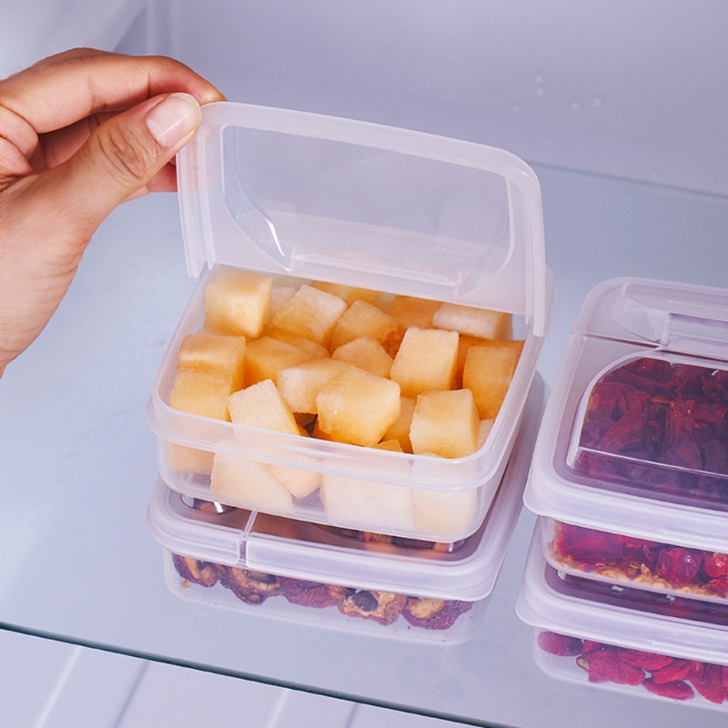 Hộp Đựng Lát Gừng Tỏi / Trái Cây Để Tủ Lạnh Tiện Dụng Ốp