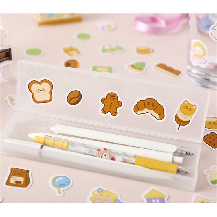 [HD31] Bộ 40 hình dán sticker Hình Gấu dễ thương trang trí sổ tay DIY