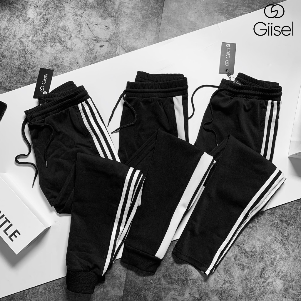 HÀNG CAO CẤP -  BST quần thể thao nam nữ unisex jogger và xuông chất vải đanh mịn thời trang dạo phố thương hiệu Giisel 