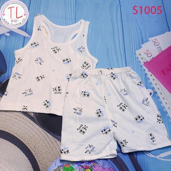 Thời Trang Trẻ Em -Bộ đùi nam nữ hình gấu trúc đang yêu – Quần Áo Bé Trai - Bộ Bé Trai - Quần Áo Bé Gái - Bộ Bé