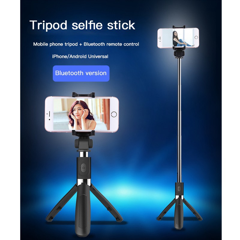 Gậy selfie mini kết nối bluetooth thiết kế điều khiển từ xa cho iPhone Android