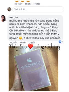 Nước hoa nữ VANDERBILT 100ml