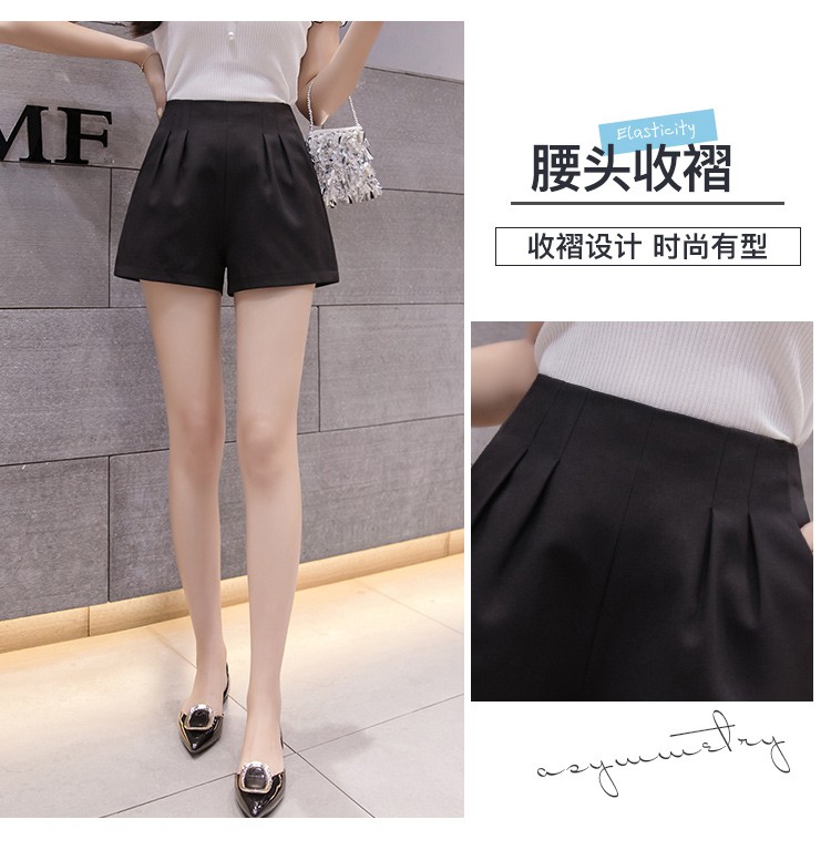 Quần Short Chiffon Lưng Cao Dáng Chữ A Ống Rộng Co Giãn Thời Trang Mùa Hè Hàng Mới Dành Cho Nữ | BigBuy360 - bigbuy360.vn