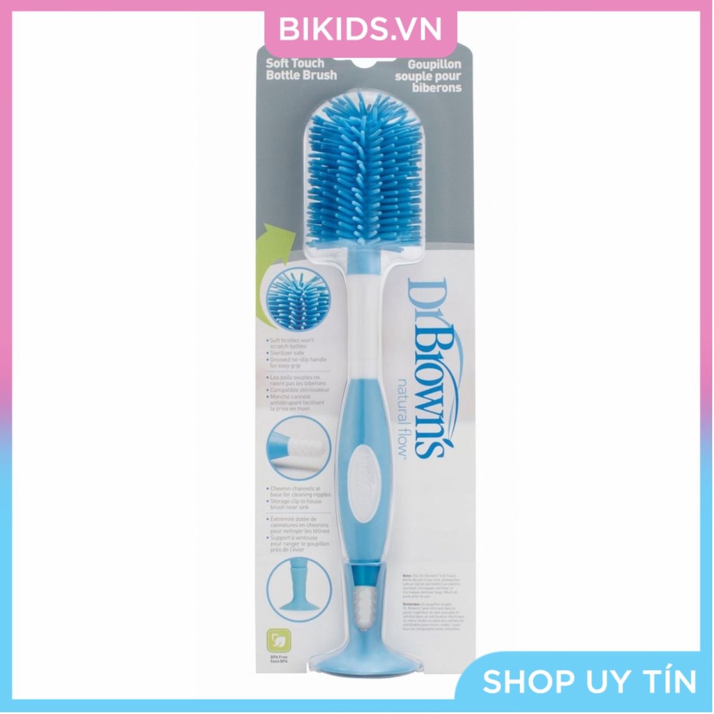 Cọ bình sữa Silicone siêu mềm Dr Brown's