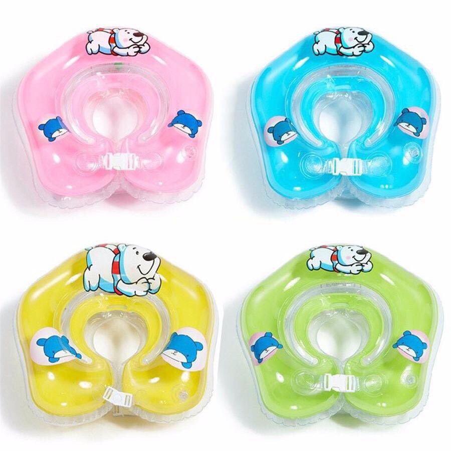 Phao cổ tập bơi có chuông và tay cầm - Baby Toys