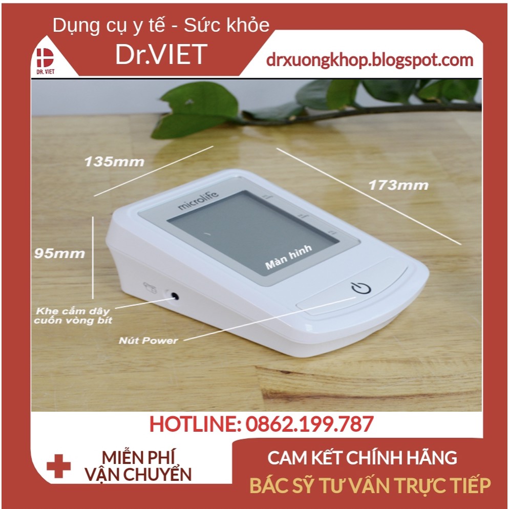 Máy đo huyết áp cho người cao tuổi Microlife BP 3NZ1-1P Hỗ trợ tầm soát loạn nhịp tim giúp cảnh báo sớm bệnh tim mạch