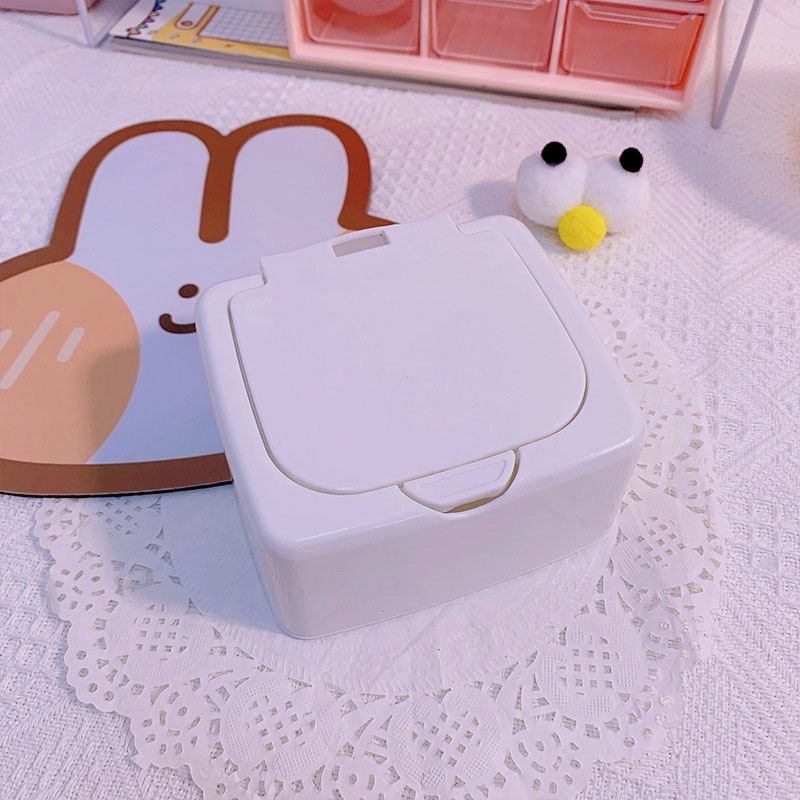 Hộp mini đựng lưu trữ sticker văn phòng phẩm bánh kẹo để bàn thiết kế đơn giản