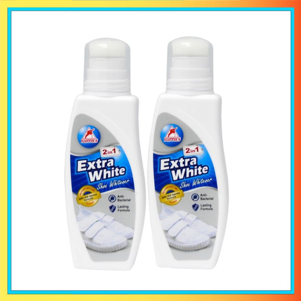 CHẤT LÀM TRẮNG GIẦY THỂ THAO CAO CẤP YUPPIES EXTRA WHITE NHẬP KHẨU CHÍNH HÃNG MALAYSIA 75ML