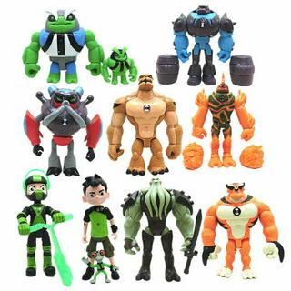 Bộ 11 Mô Hình Nhân Vật Ben 10 ( Cao 5-10cm )
