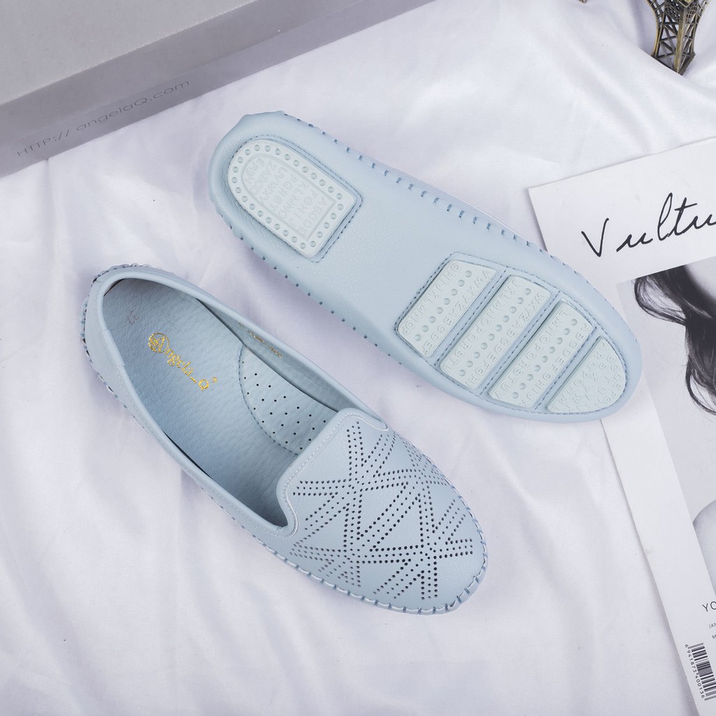 [CÓ SẴN] GIÀY MỌI THƯƠNG HIỆU ANGELA-Q, DA THẬT, GIÁ XƯỞNG, MÃ BB01  BẢO HÀNH ĐẾ VÀ KEO TRỌN ĐỜI | BigBuy360 - bigbuy360.vn