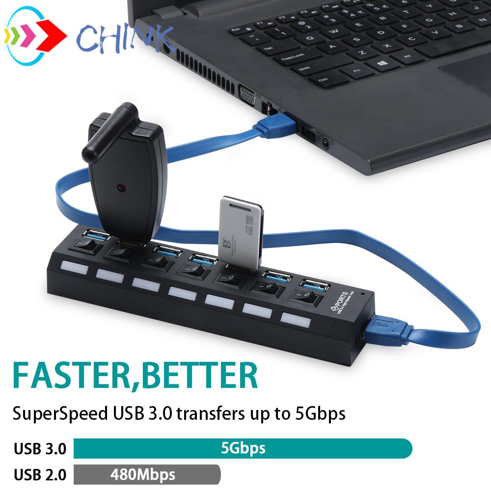 Bộ Chia Cổng Usb 3.0 2.0 3 Cổng Usb 3.0 4 / 7 Cổng Usb