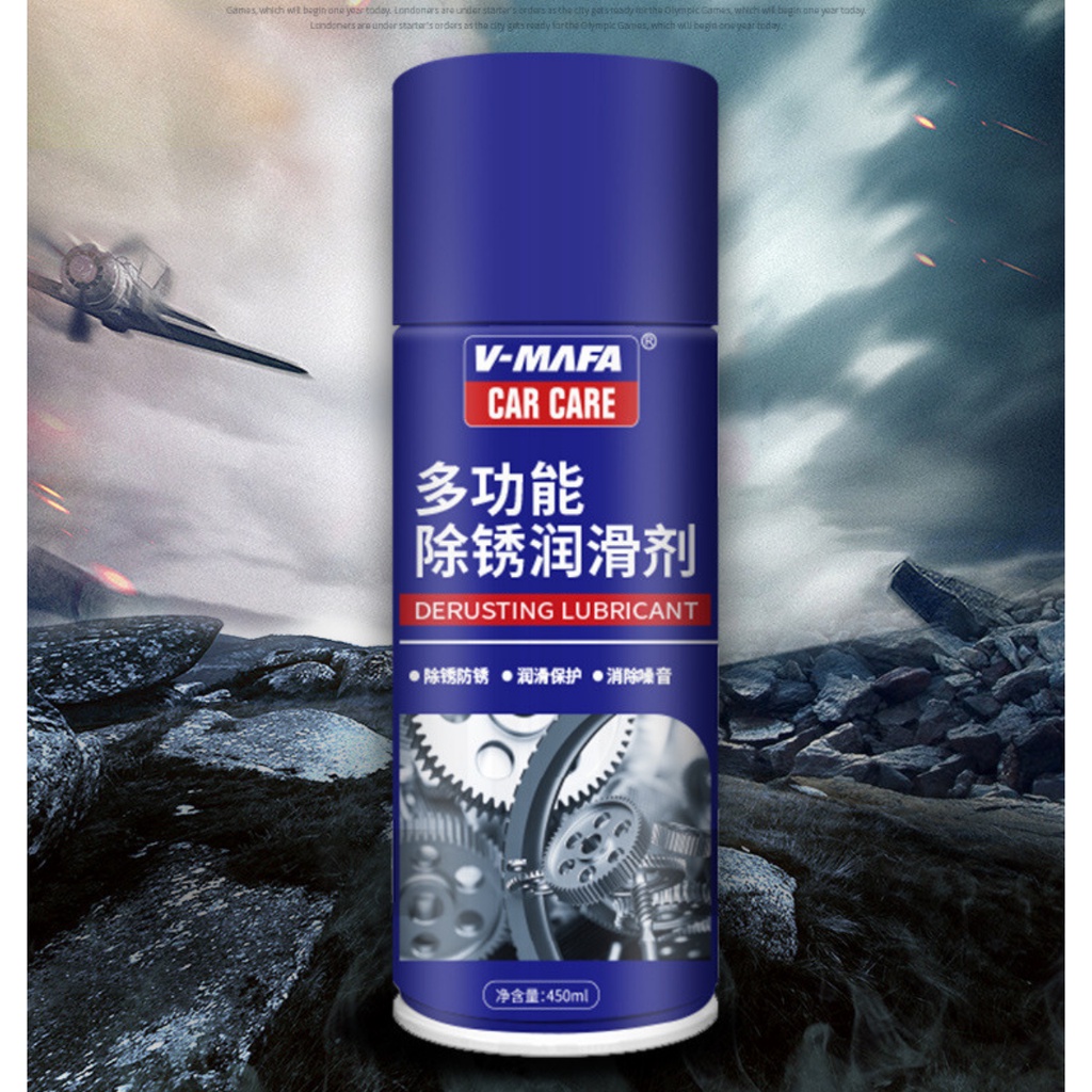 Bình xịt V-MAFA tẩy rỉ sét và bôi trơn cửa sổ ô tô đa chức năng
