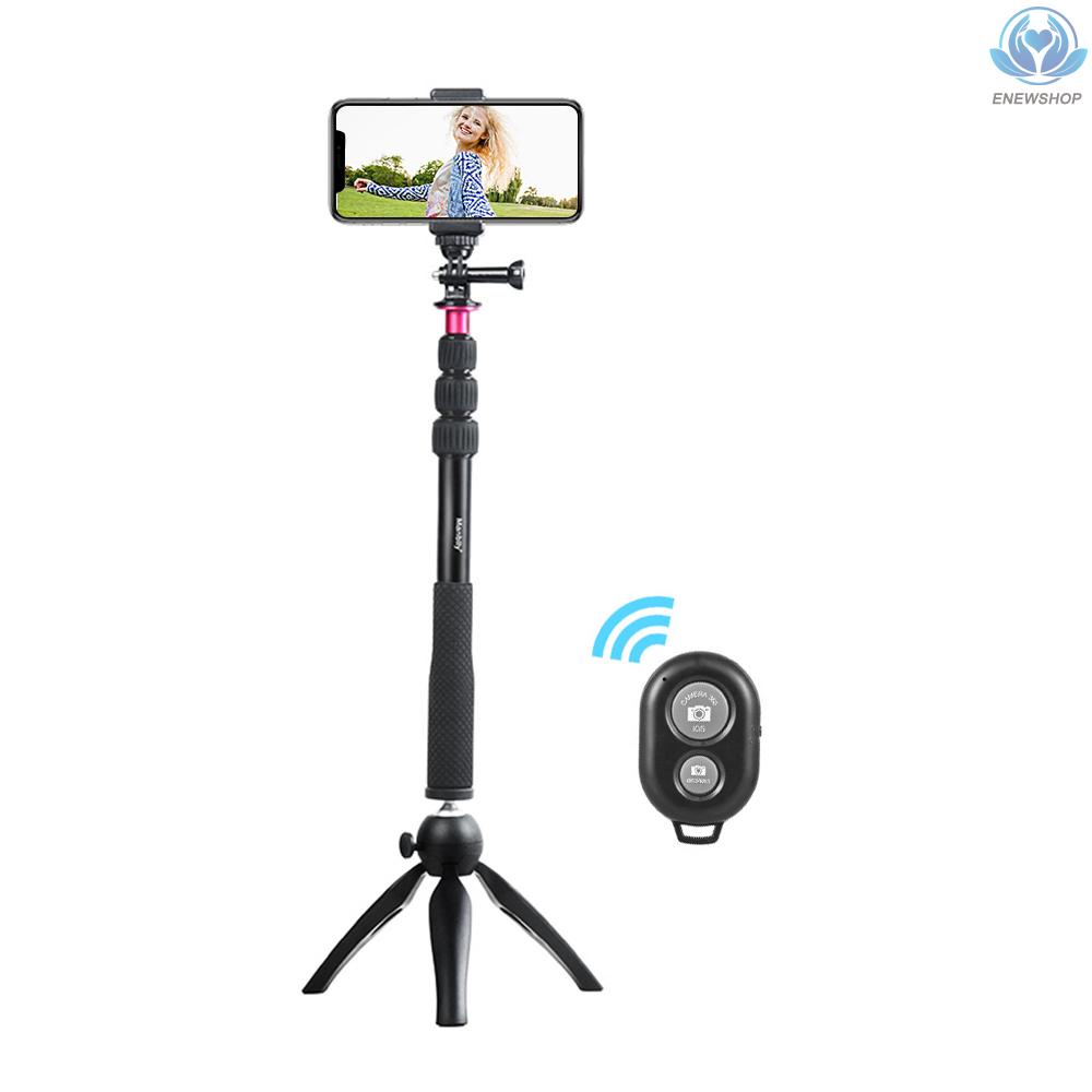 Gậy Chụp Ảnh Andoer + Chân Tripod Mini + Điều Khiển Từ Xa Không Dây Cho Iphone X / 8 / 7 Plus Samsung S8 Gopro Hero 6 / 5 / 4 / 3 + | BigBuy360 - bigbuy360.vn