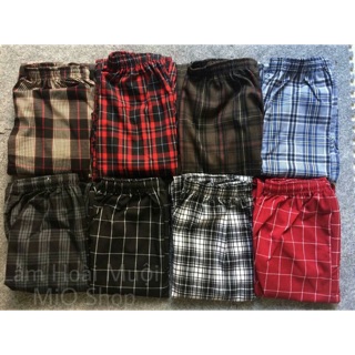 Quần plaid pants caro