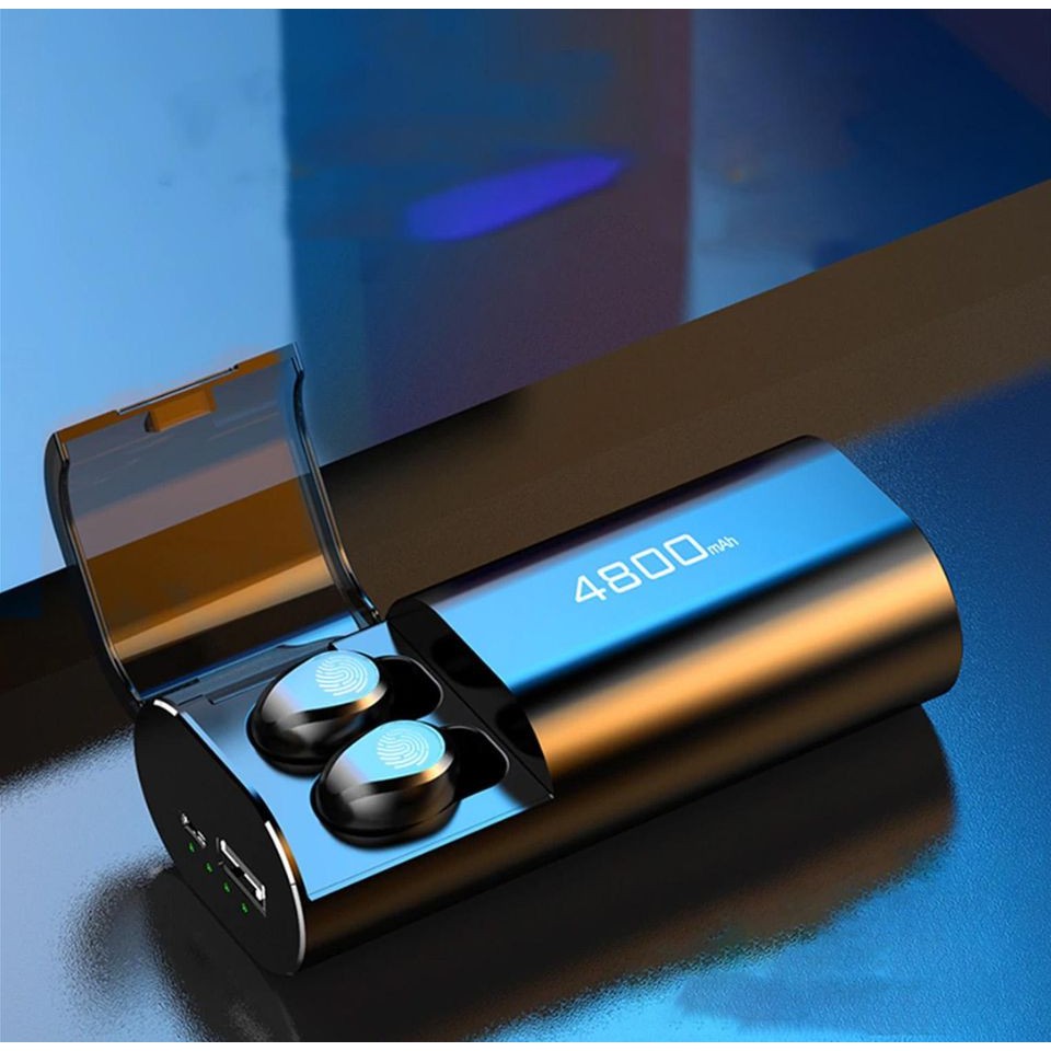 Tai nghe Bluetooth S11 TWS, Tai nghe không dây bản Quốc tế không dây kiêm sạc dự phòng 4800mAh chống nước IPX5  -CS2
