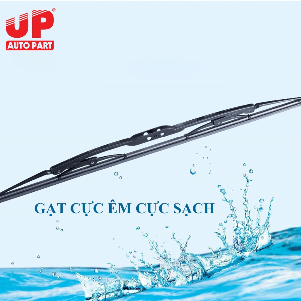 Gạt mưa Silicone xương cứng UP PART nhiều SIZE cho các dòng xe phổ thông