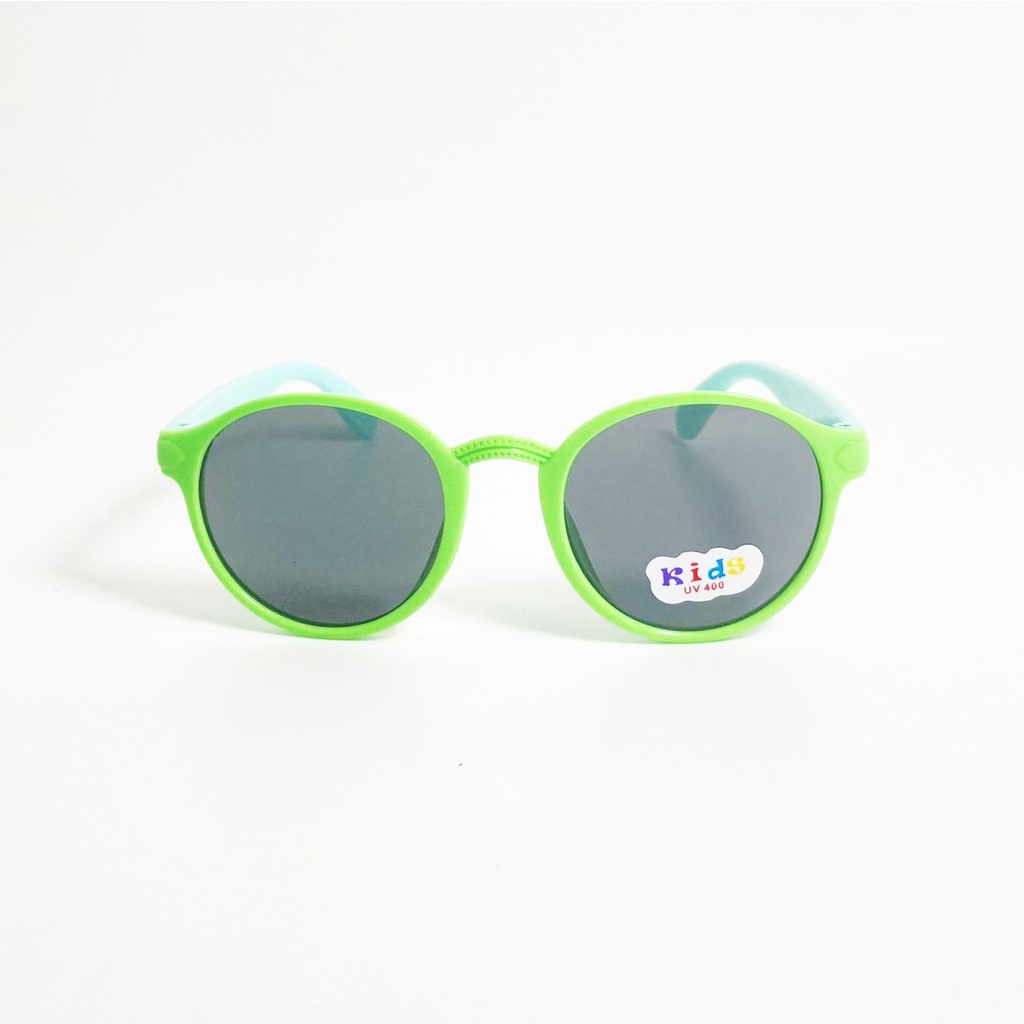 Kính mát trẻ em thời trang JJ5806đen gọng nhựa, tròng kính đen chống tia UV bảo vệ mắt dành cho bé từ 1 đến 4 tuổi