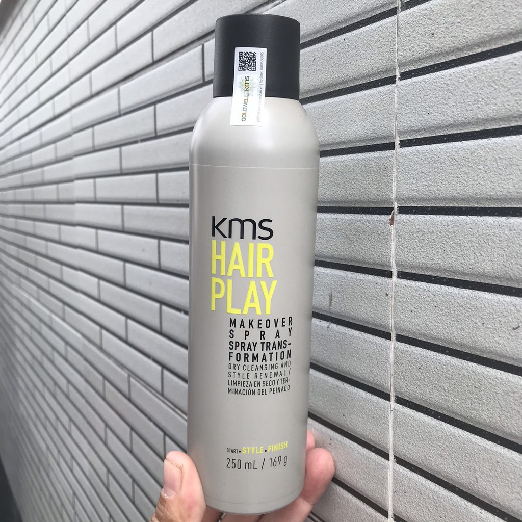 Gội khô biến hình KMS Goldwell Hair Play Makeover Spray 250ml