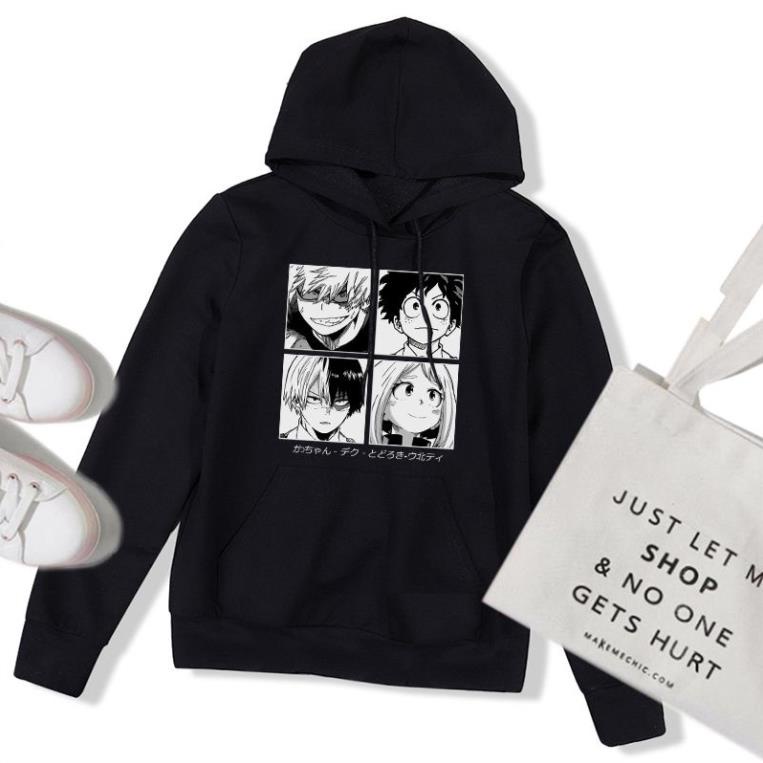 RẺ VÔ ĐỊCH  Áo Hoodie Dài Tay Anime My Hero Academia Nam Nữ Cực HOT