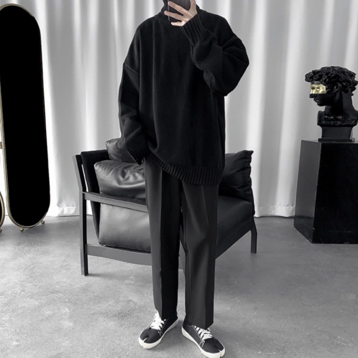 Áo sweater Cổ Lọ Thời Trang Đơn Giản Cá Tính Kiểu Hàn Quốc