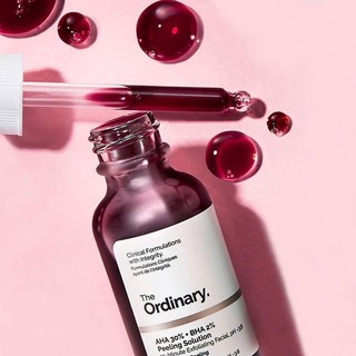 Serum tẩy tế bào chết hoá học the ordinary aha 30% + bha 2% peeling solution