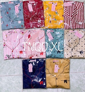 Đồ bộ lụa satin TNQD (size XL)