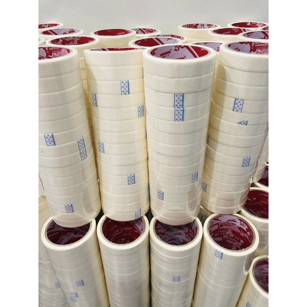 Combo Cây Băng dính giấy chặn màu nước, acrylic, sơn... DÀI 15 MÉT - KHỔ 2CM & 4.8 CM – CHẤT LƯỢNG CAO, GIÁ NHÀ MÁY