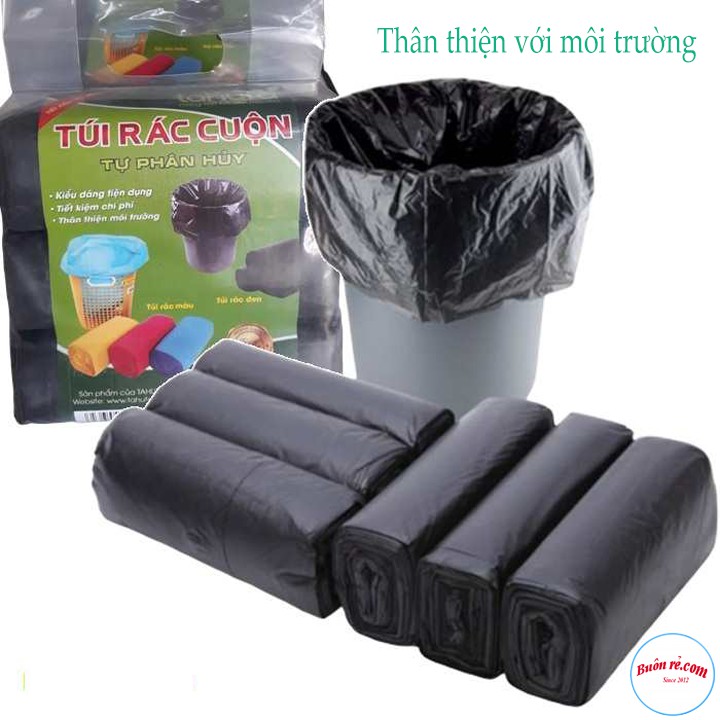 Combo 3 Túi Rác Cuộn Tự Phân Hủy 1kg Thân Thiện Với Môi Trường br00486