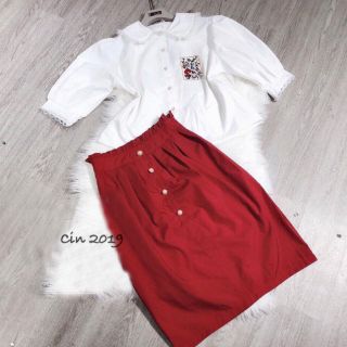 [GIÁ HỦY DIỆT] SÉT ÁO SƠ MI CHÂN VÁY HÓT HÍT