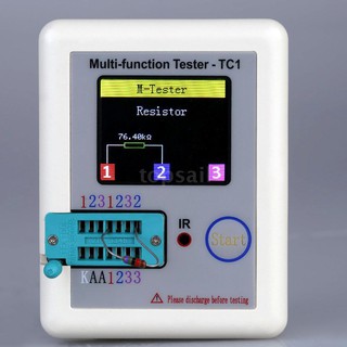 Colorful Display Transistor Tester Multi-functional TFT Backlight Didoe Triode Capacitance Resistor Detector Inductance