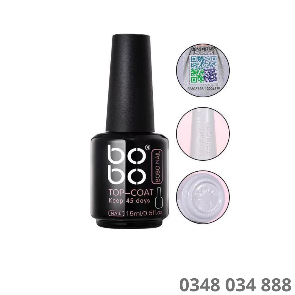 Base Top Bobo ,  gel liên kết, top phủ bóng, top lì Bobo