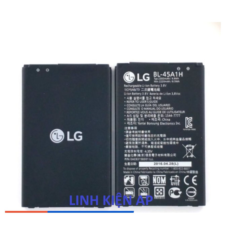 Pin LG K10 BL-45A1H xịn có bảo hành