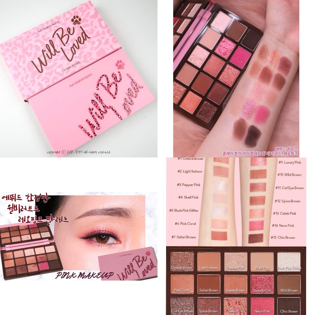 Bảng Phấn Mắt Etude House Play Color Eye Palette(15 màu)