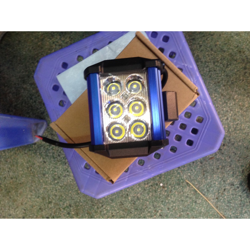 Đèn LED trợ sáng C6 siêu sáng Tặng công tắc