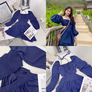 Đầm khoét eo dây cột 2 kiểu