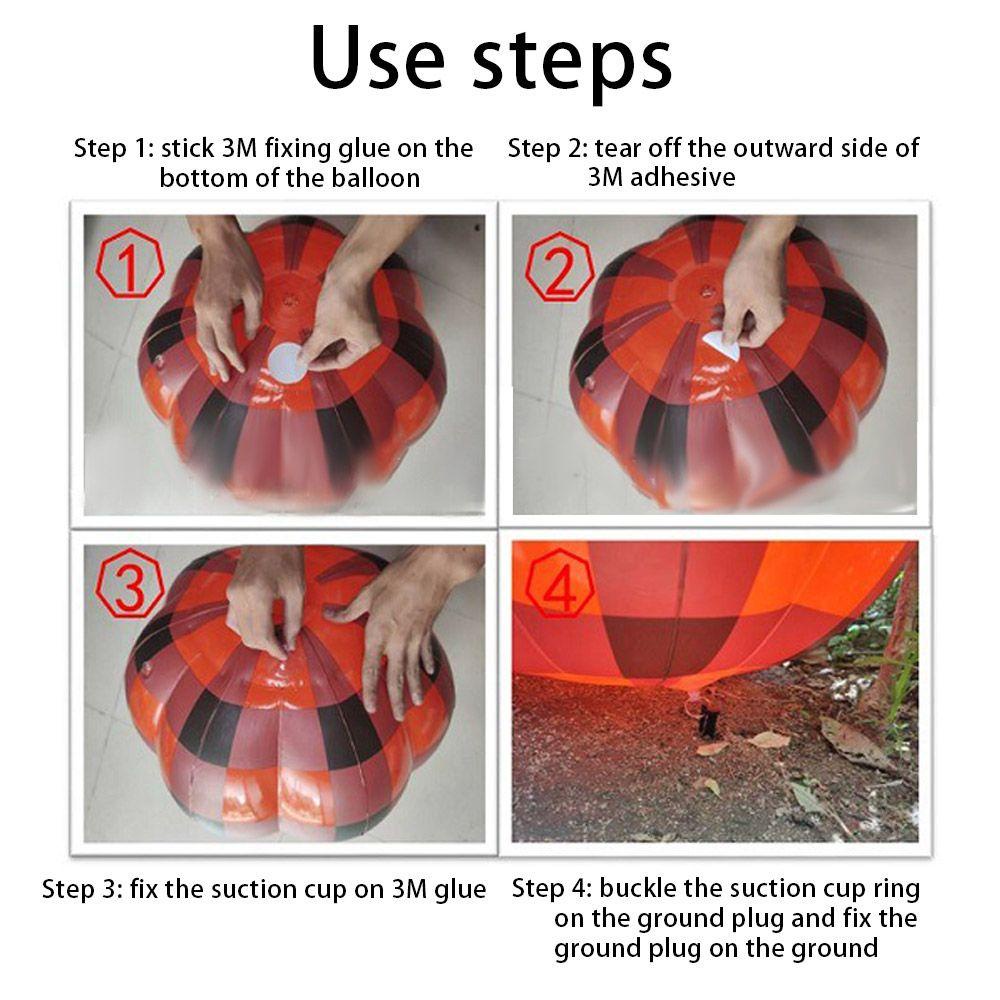 PINEVN Bong Bóng Hình Bí Ngô Trang Trí Halloween