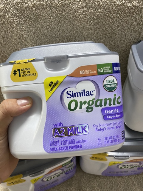 [HÀNG MỸ-MỚI-CÓ BILL] Sữa Similac A2 Organic 658gr.
