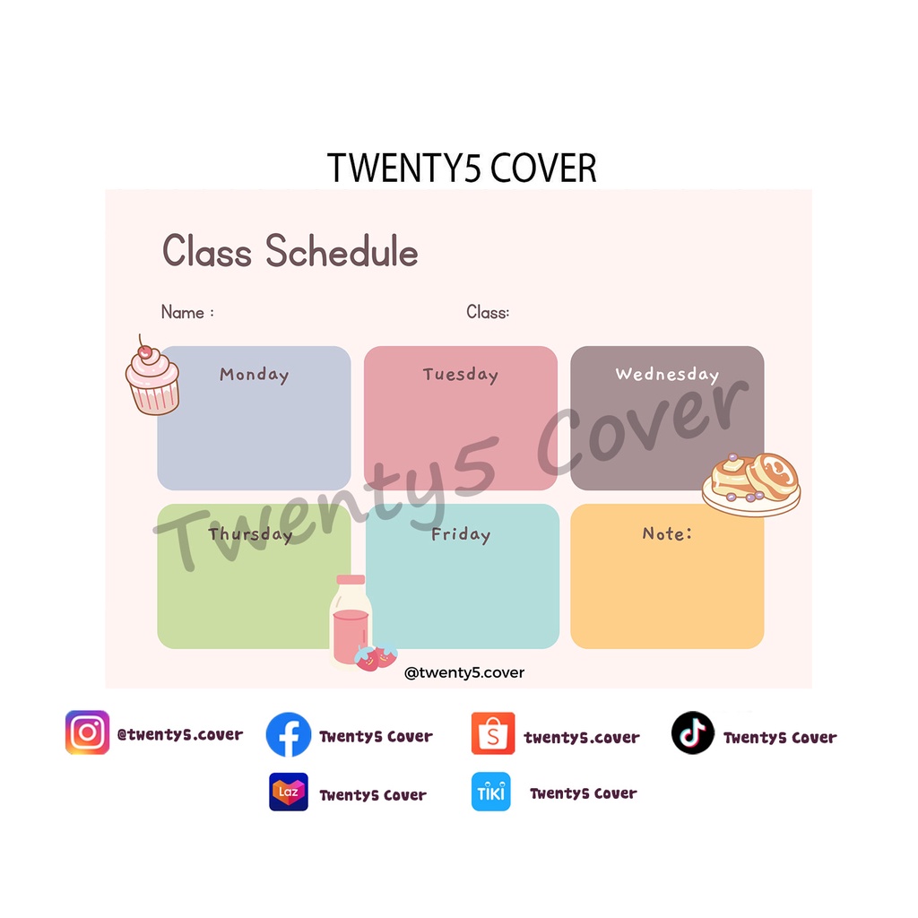 THỜI KHÓA BIỂU MẪU SỐ 17