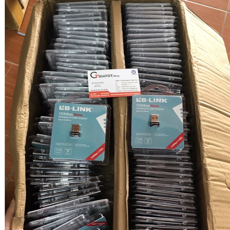 Combo 10 chiếc USB thu sóng wifi LB-Link tốc độ 150Mbps hàng chính hãng