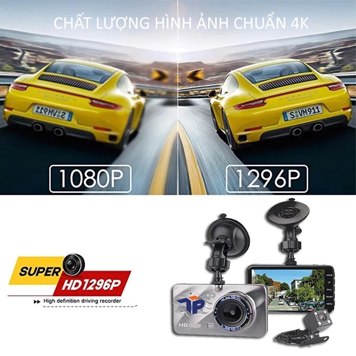 Camera hành trình wintosee V10 hình ảnh 2k siêu nét, độ phân giải 1296p, hiển thị tốc độ, có GPS