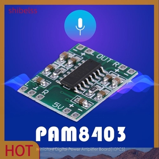 （ʚshibelss）5/10pcs PAM8403 Mini Digital Amplifier Boards 2x3W Power Amplifier Modules