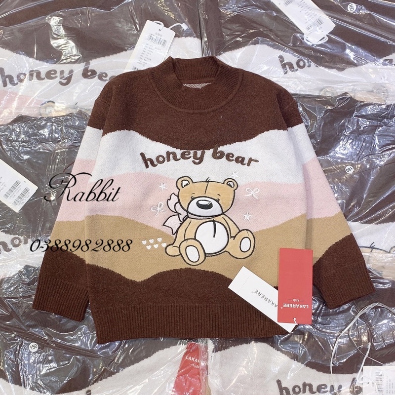 Áo len gấu Honey