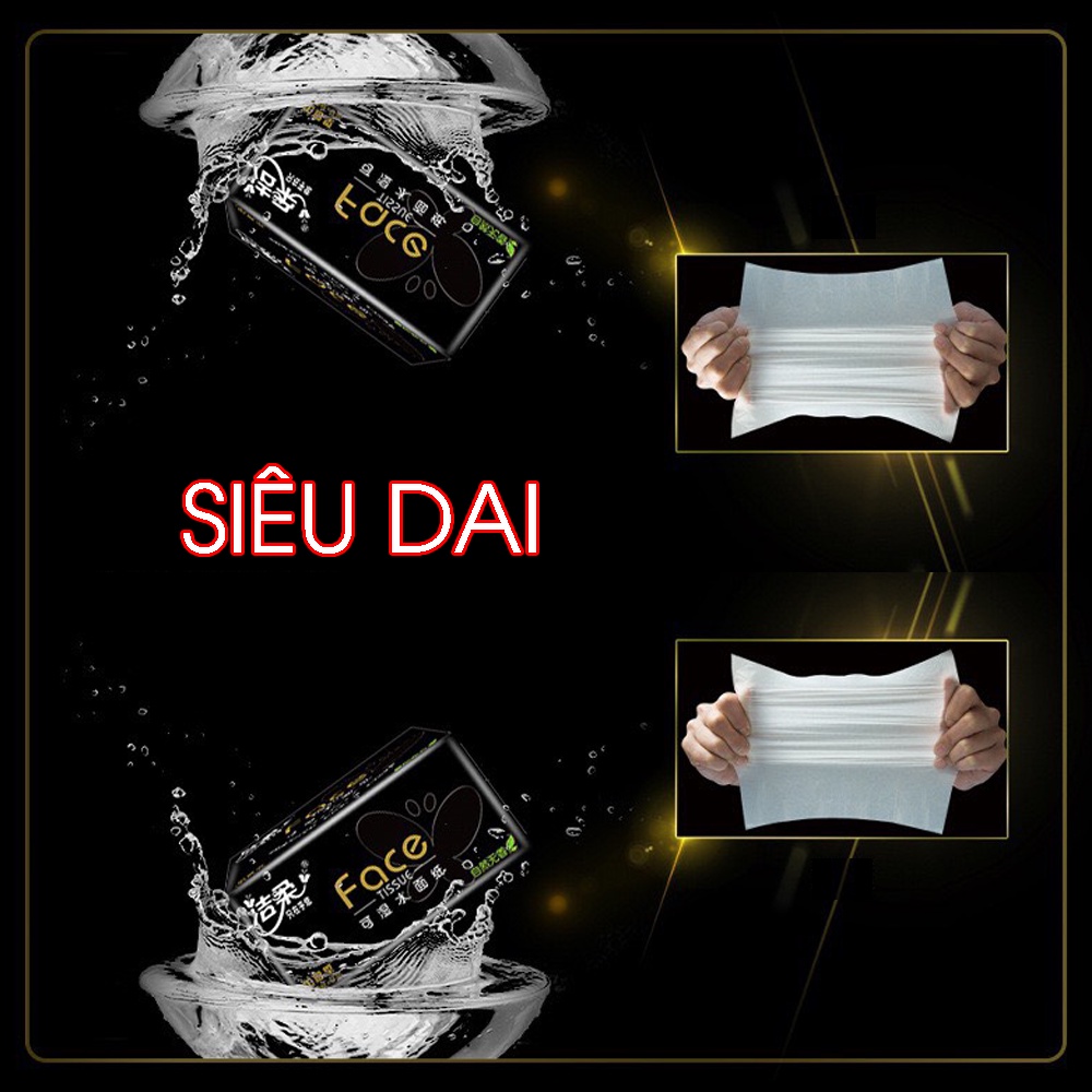 3 gói giấy ăn face size L 150 tờ 3 lớp. Hàng nội địa trung cao cấp