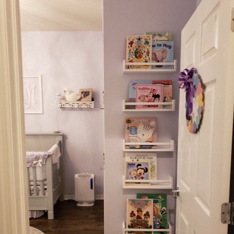 COMBO 4 KỆ SÁCH TREO TƯỜNG THANH NGANG MÀU TRẮNG | BigBuy360 - bigbuy360.vn