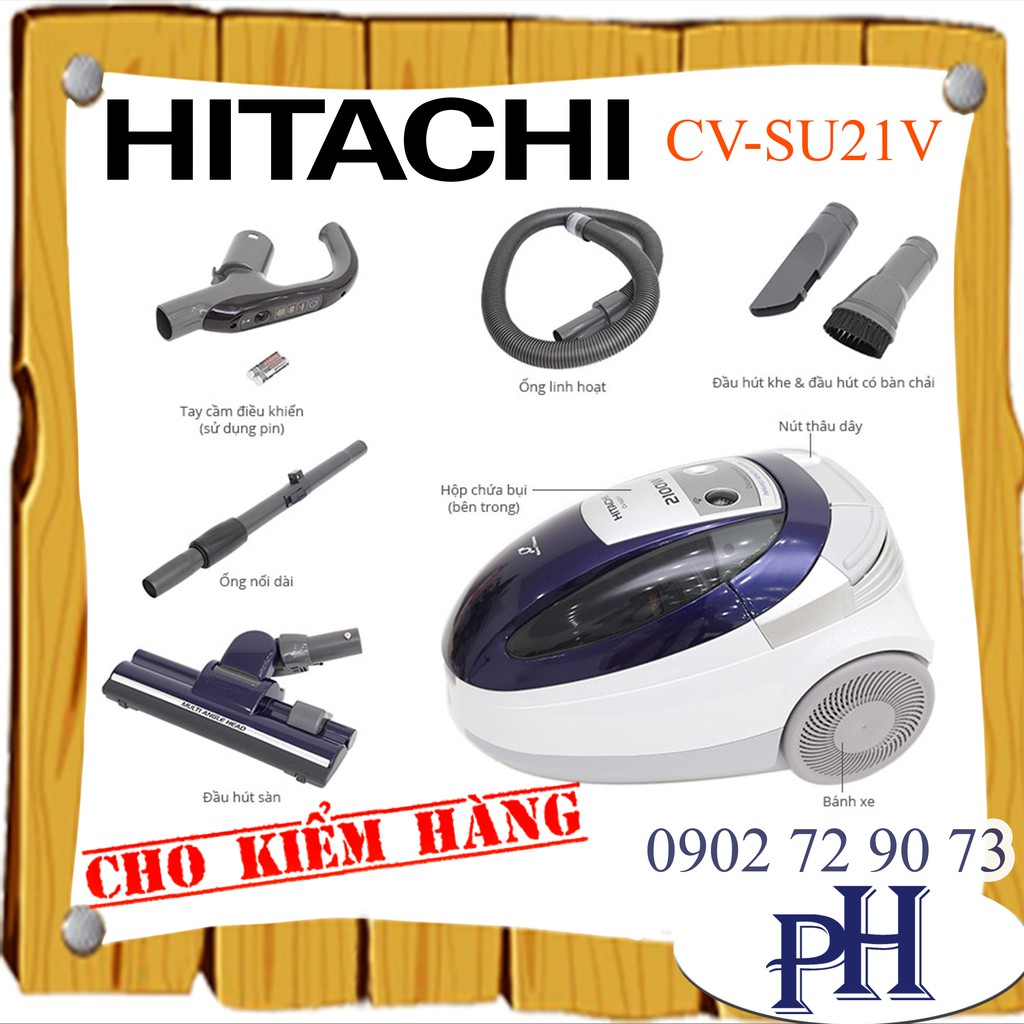 MÁY HÚT BỤI HITACHI CV-SU21V