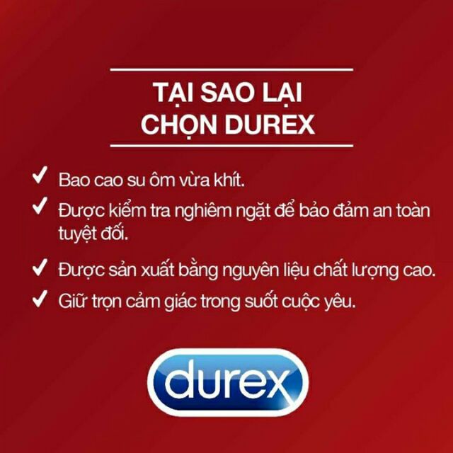 bao cao su Durex Fetherlite Ultima  siêu mỏng hộp 12 cái